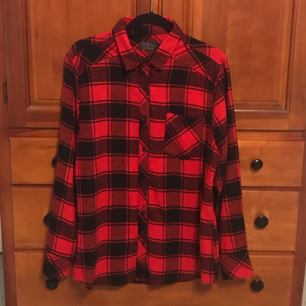 Like new. Ci Sono flannel shirt